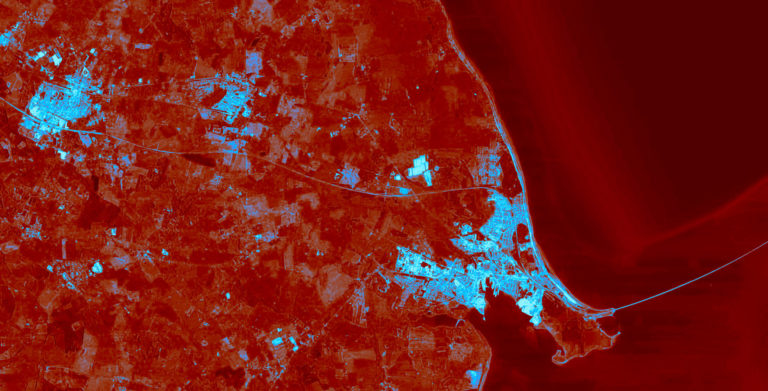 Satelite Image from Nyborg Ecoregion